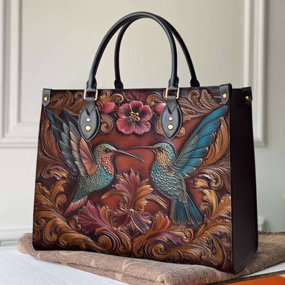 Lorva Leather Bag Elegant Hummingbird