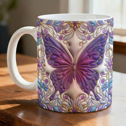 Lorva Mug  Puffy Magnificent Butterfly