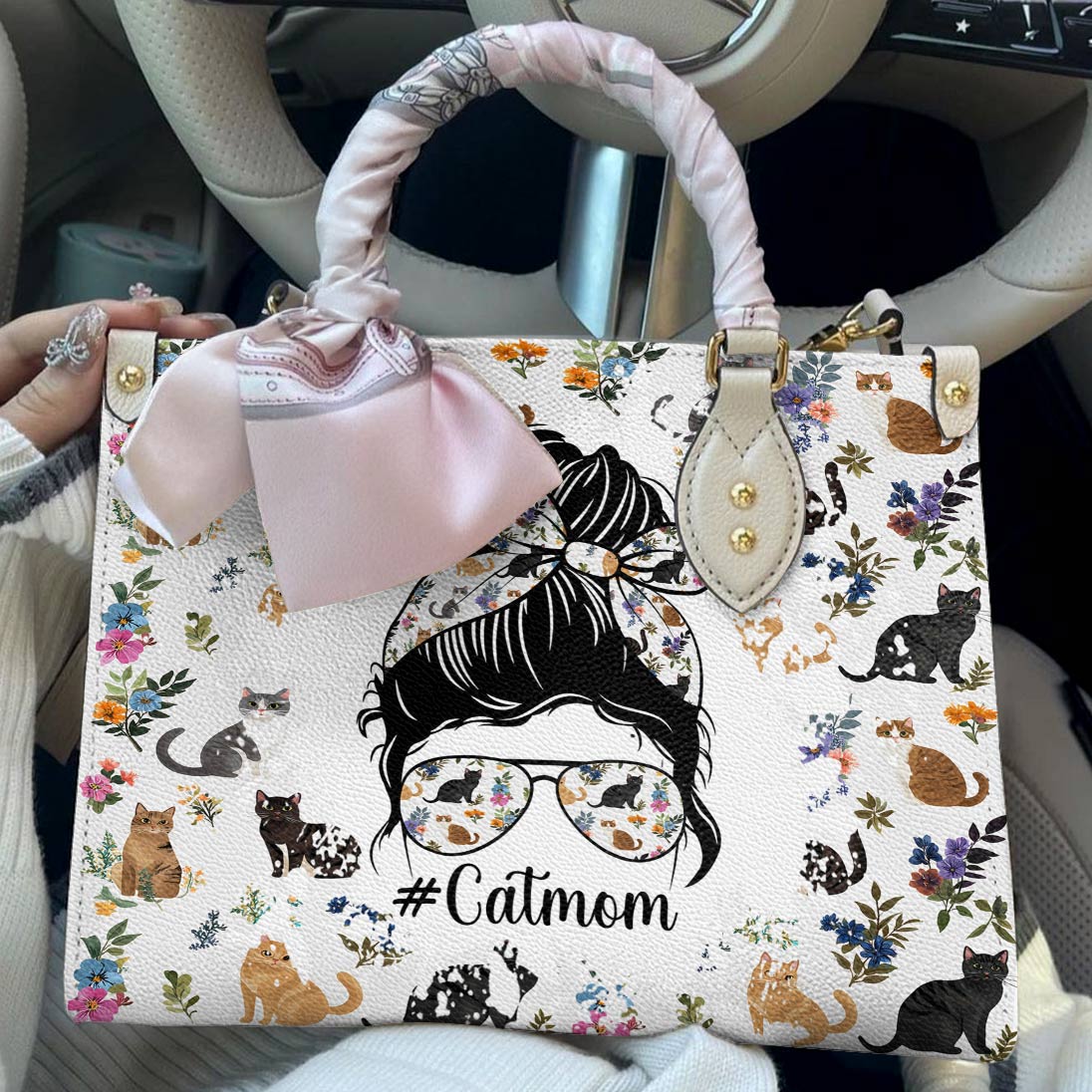 Lorva Leather Bag Catmom