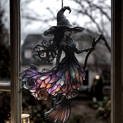 Lorva Witch Suncatcher Enchanted Witch