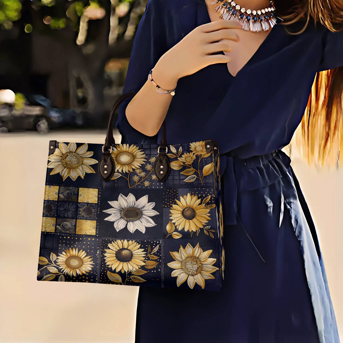 Lorva Leather Bag Classic Sunflower