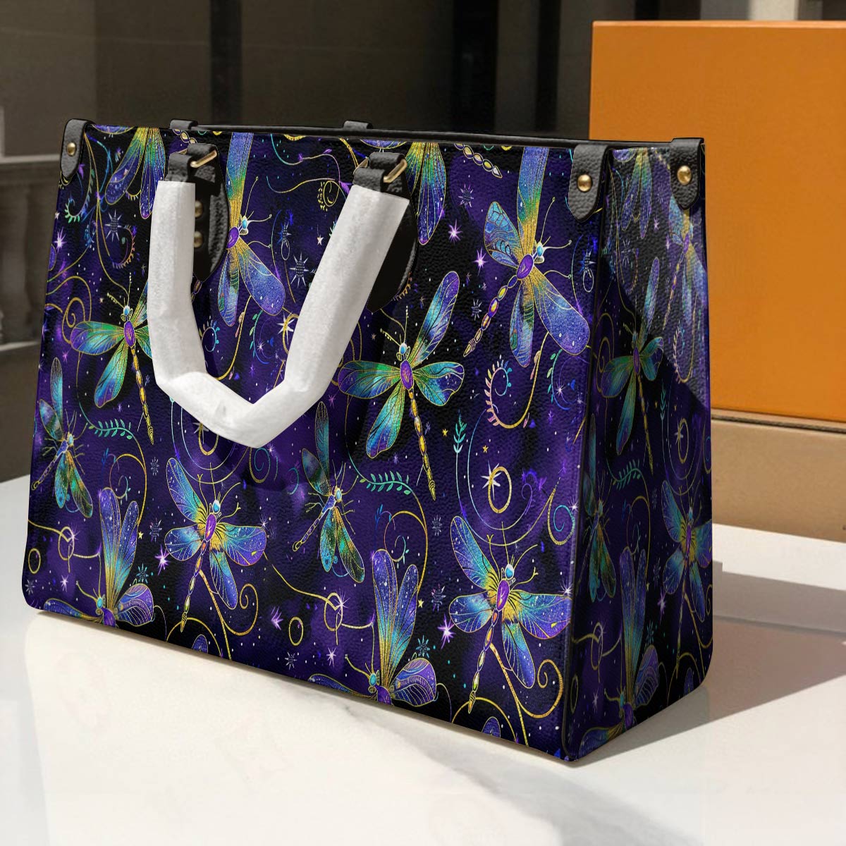 Lorva Dragonfly Leather Bag Mystic
