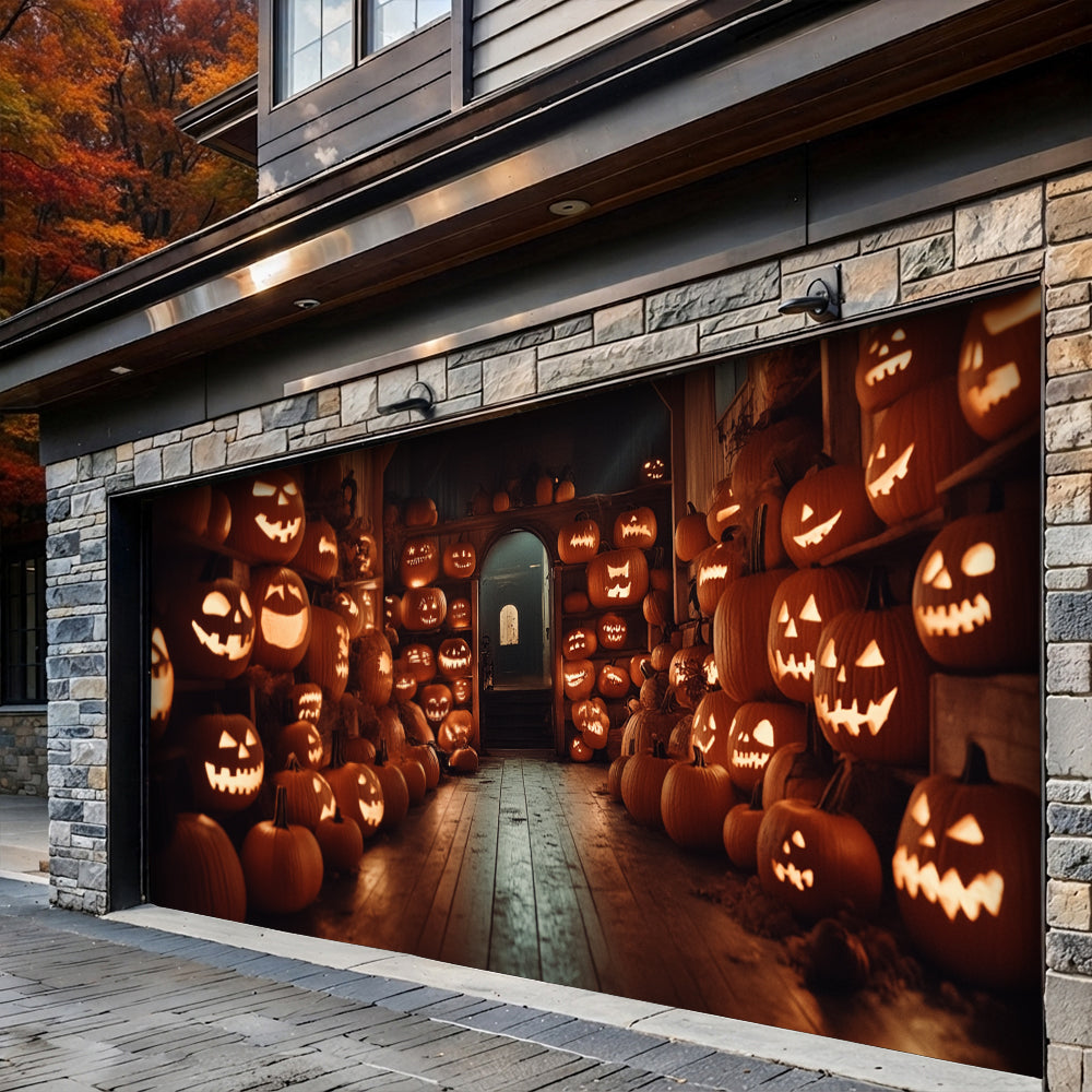 Lorva Halloween Garage Door Banner Decoration The Great Pumpkin Haunt
