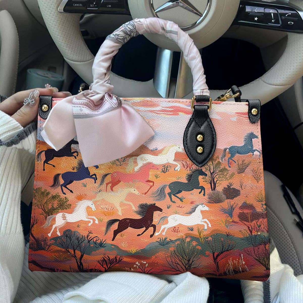 Lorva Leather Bag Desert Gallop
