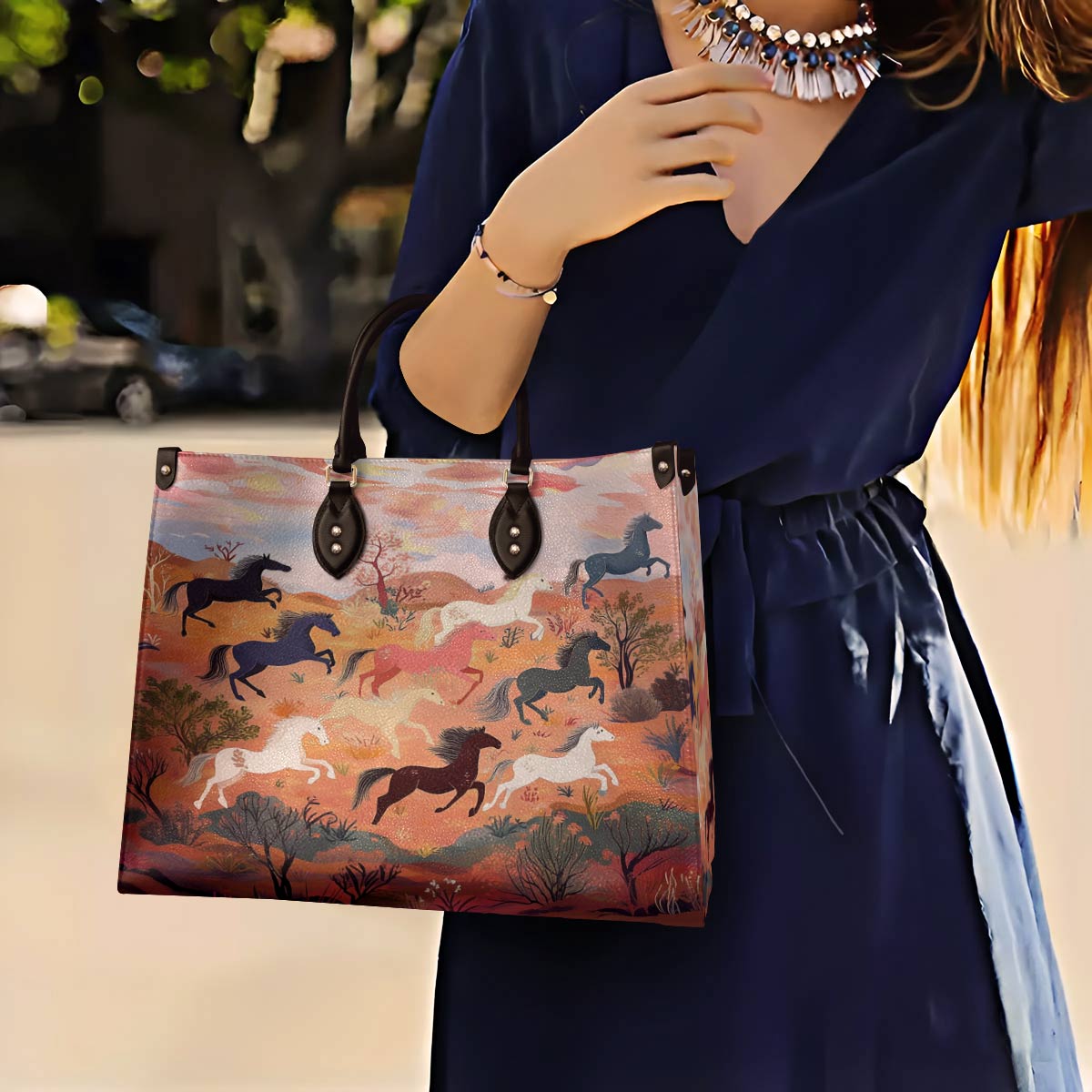 Lorva Leather Bag Desert Gallop