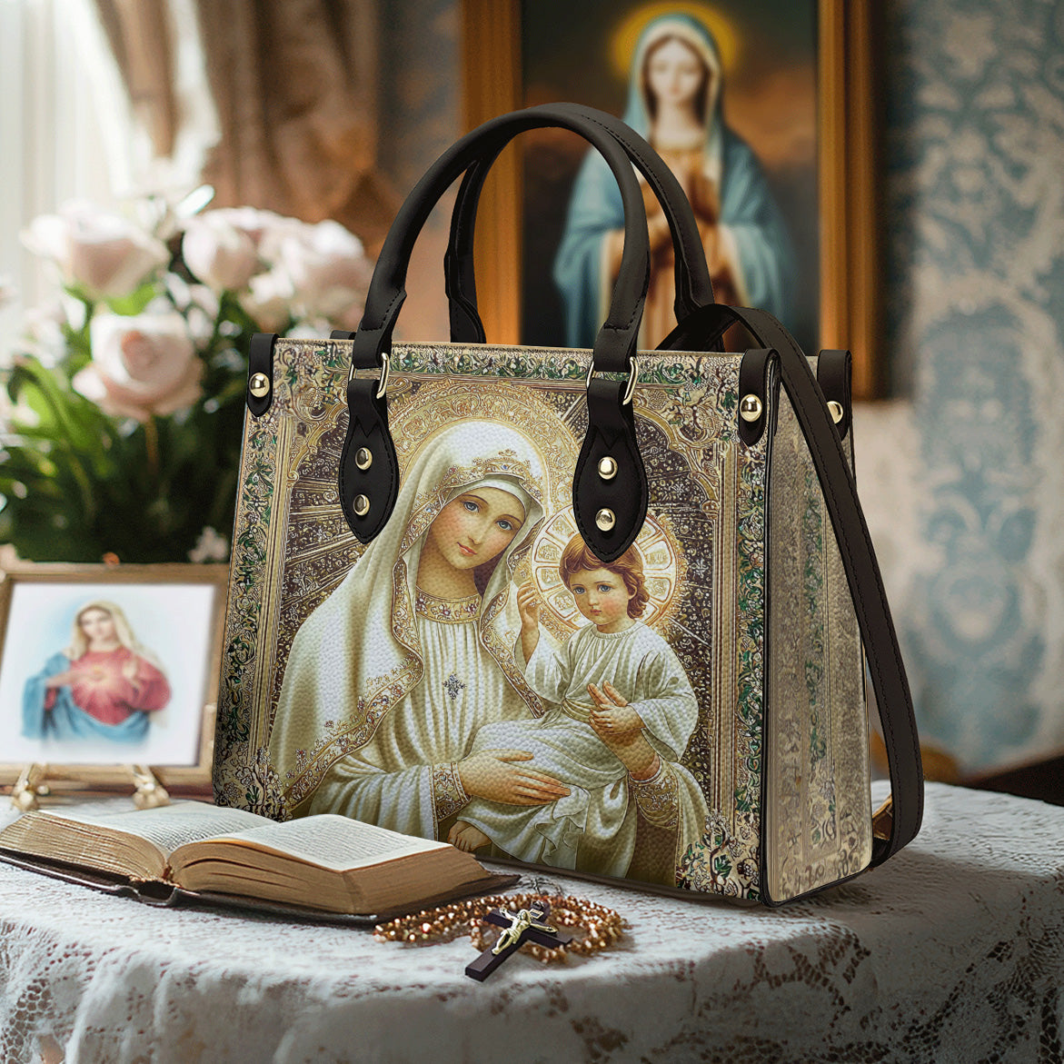 Lorva Leather Bag Royal Sapphire Glow