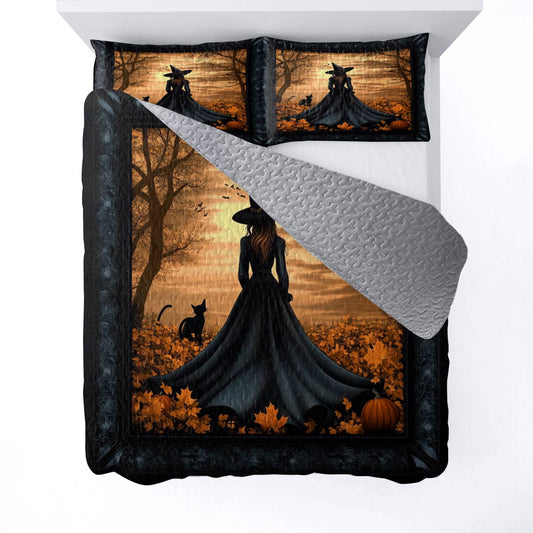 Witch Lorva All Season Quilt 3-Piece Set Twilight Harvest