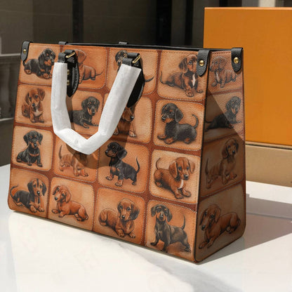 Lorva Leather Bag Vintage Dachshund Life