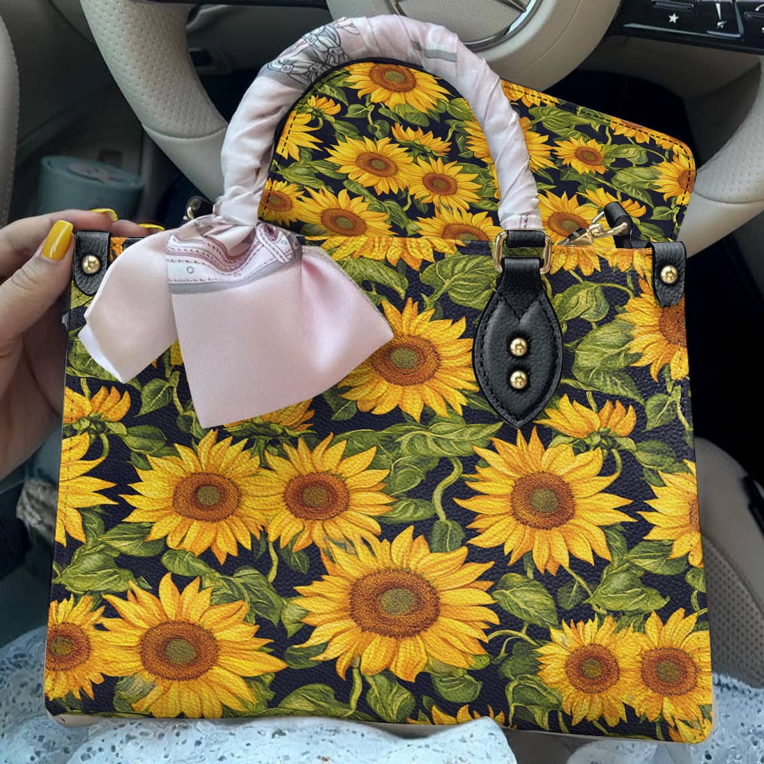 Lorva Leather Bag Sunflower Whisper