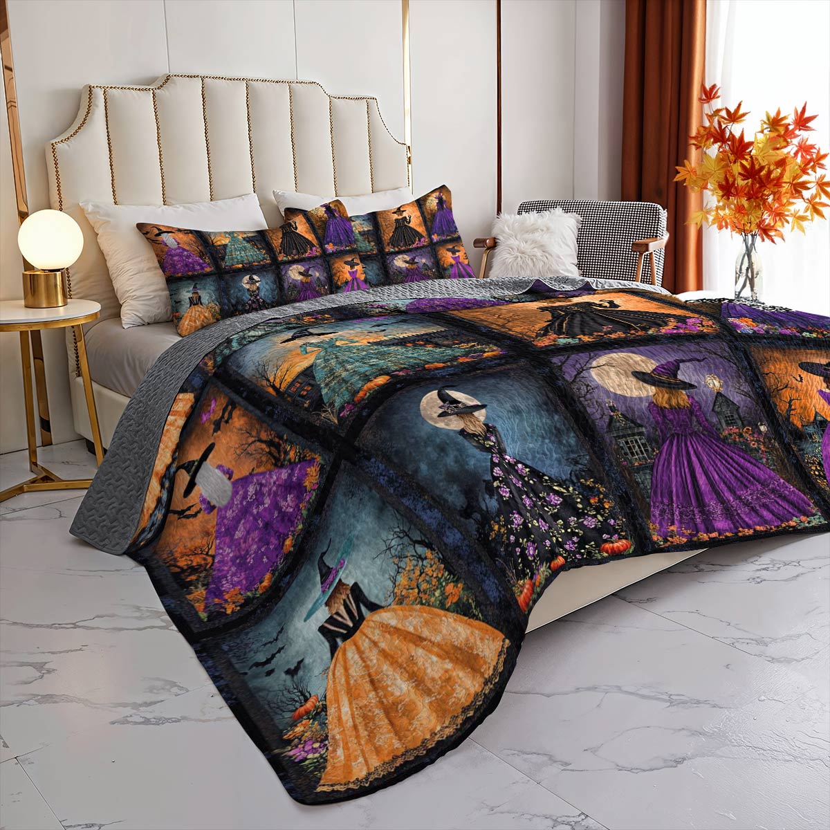 Witch Lorva All Season Quilt 3-Piece Set Waltz of the Witches