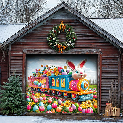Lorva Garage Door Banner Decoration Easter Joy Express