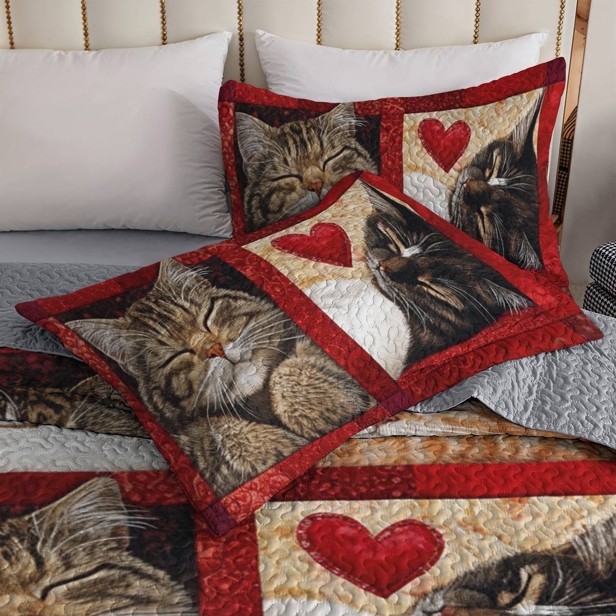 Lorva Cat All Season Quilt 3-Piece Set Sleeping Beauty