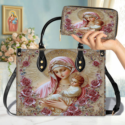 Lorva Leather Bag Sacred Rose Embrace