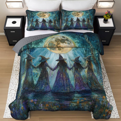 Witch Lorva All Season Quilt 3-Piece Set Celestial Sisterhood