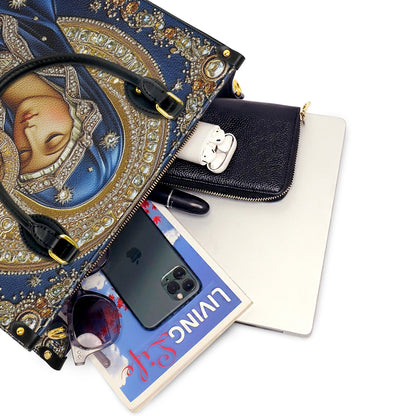 Lorva Virgin Mary Leather Bag Charming Love