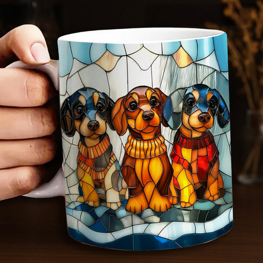 Lorva Dachshund Mug Cute Dachshund Friends