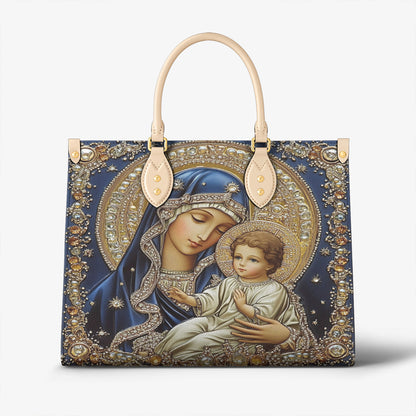 Lorva Virgin Mary Leather Bag Charming Love