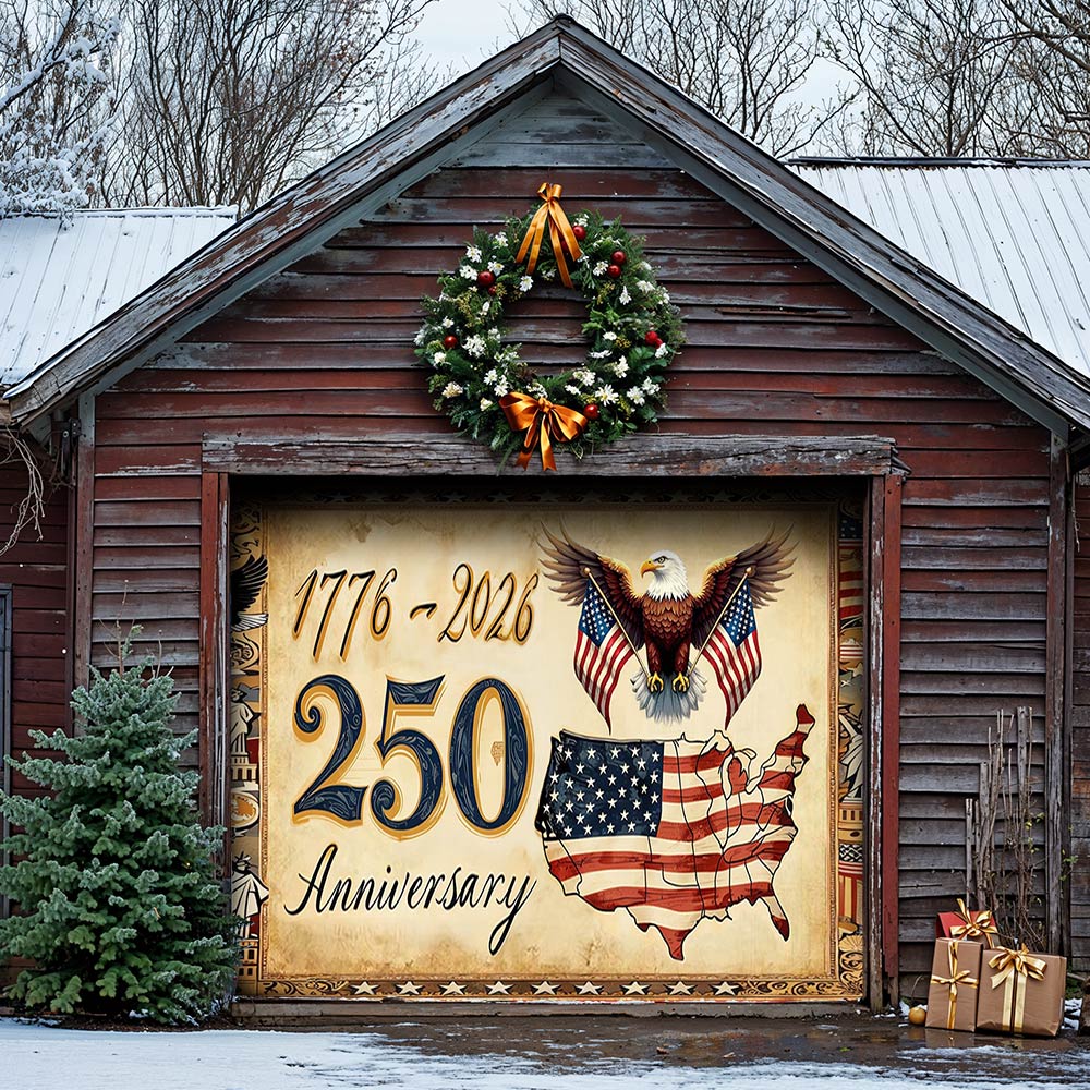 Lorva Garage Door Banner Decoration Majestic Origins