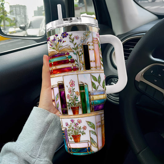 Lorva Reading Tumbler Charming Floral Bookshelf