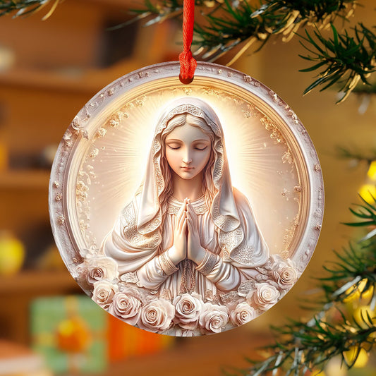 Lorva 2D Acrylic Ornament Rose Of The Divine