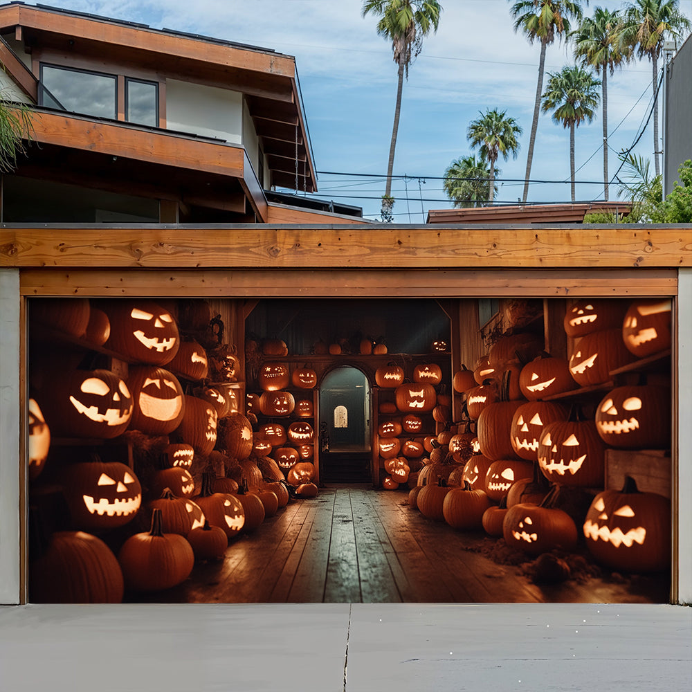 Lorva Halloween Garage Door Banner Decoration The Great Pumpkin Haunt