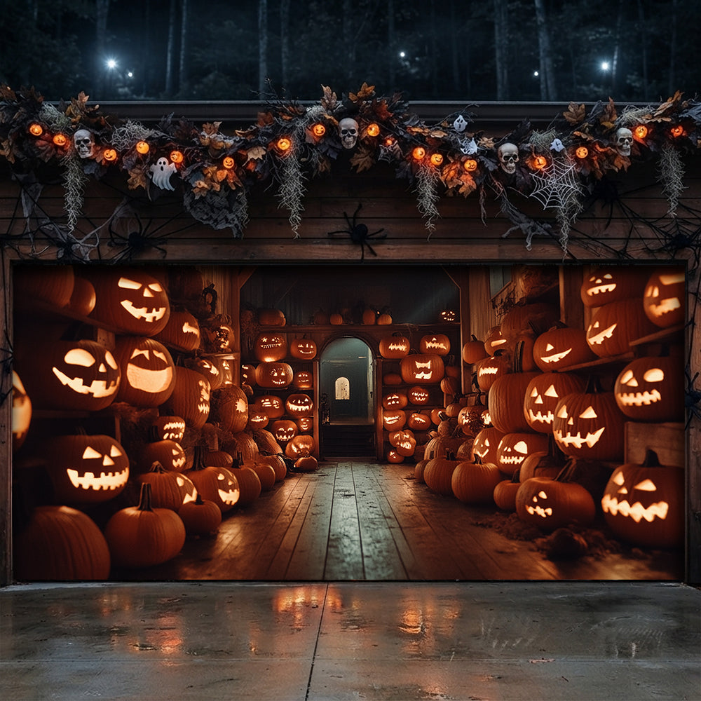 Lorva Halloween Garage Door Banner Decoration The Great Pumpkin Haunt