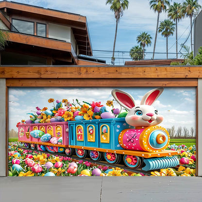 Lorva Garage Door Banner Decoration Easter Joy Express