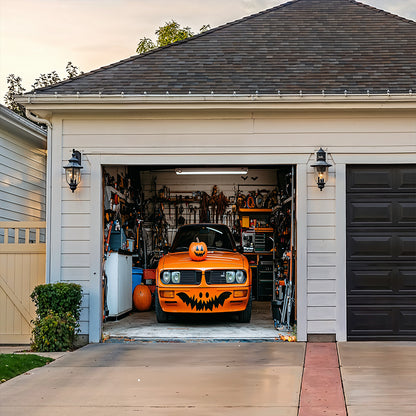 Lorva Halloween Garage Door Banner Decoration Trick Or Ride