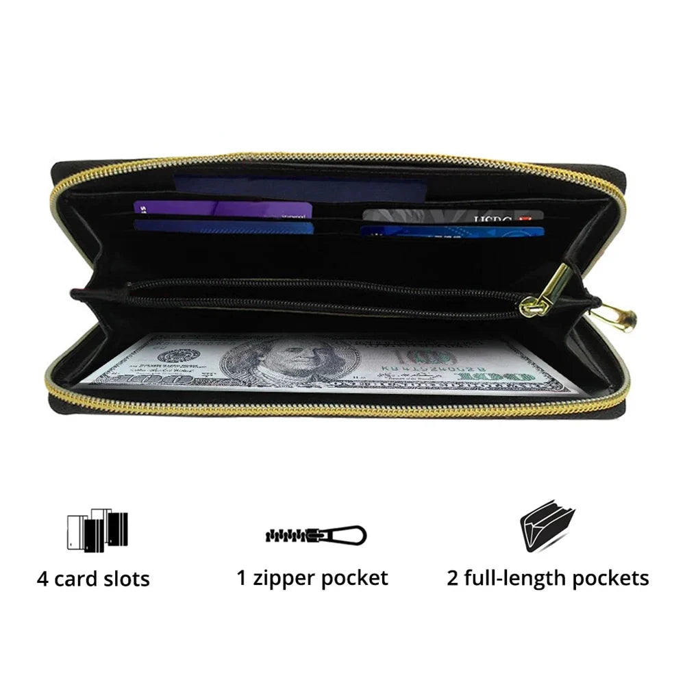Lorva Leather Wallet Mystical Dragonfly