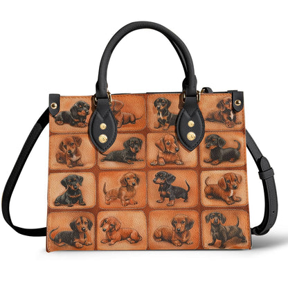 Lorva Leather Bag Vintage Dachshund Life