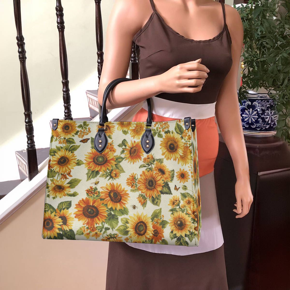 Lorva Leather Bag Sunflower Soul