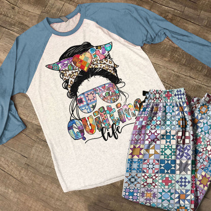 Lorva Raglan Lounge Pajamas Quilting Life