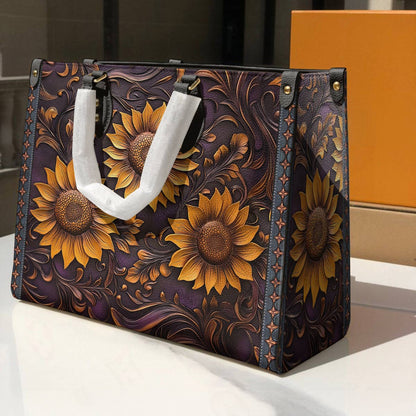 Lorva Leather Bag Sunflower Hope Love