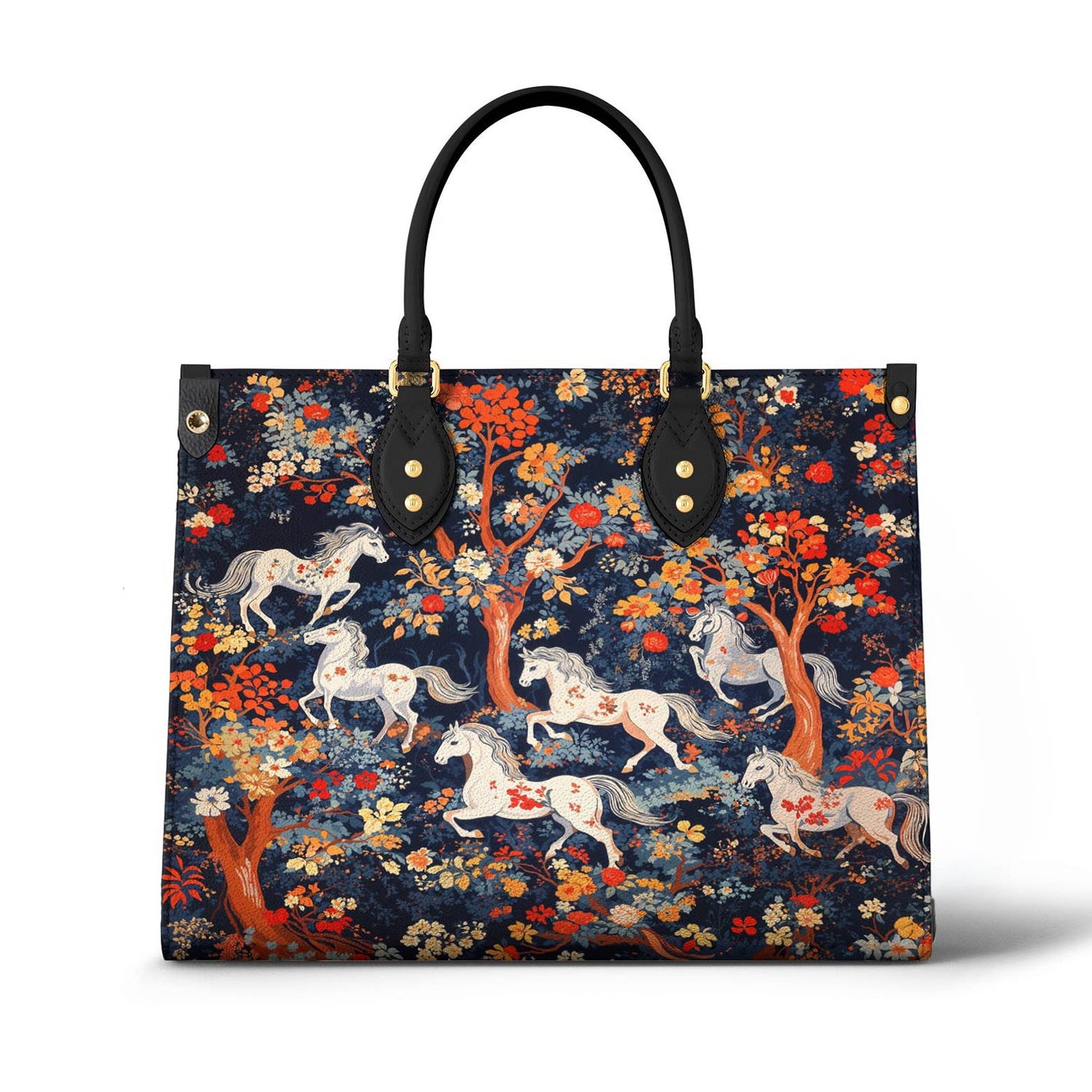 Lorva Leather Bag Enchanted Horses