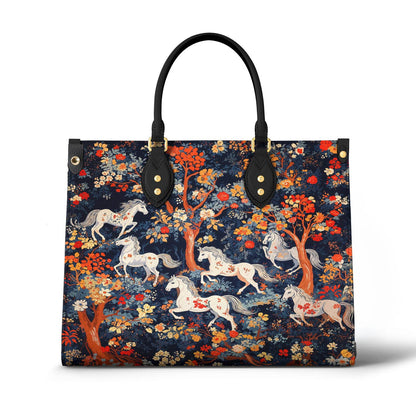 Lorva Leather Bag Enchanted Horses