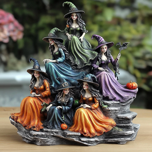 Witch Custom Shaped 2D Print Acrylic Plaque Mystic Witches’ Council