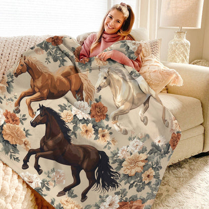 Lorva Fleece Blanket Timeless Elegance
