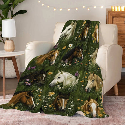 Lorva Fleece Blanket Nature’s Symphony