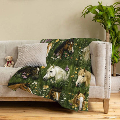 Lorva Fleece Blanket Nature’s Symphony