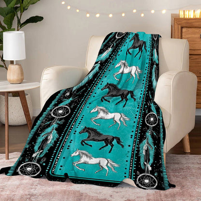 Lorva Fleece Blanket Equine Dreams