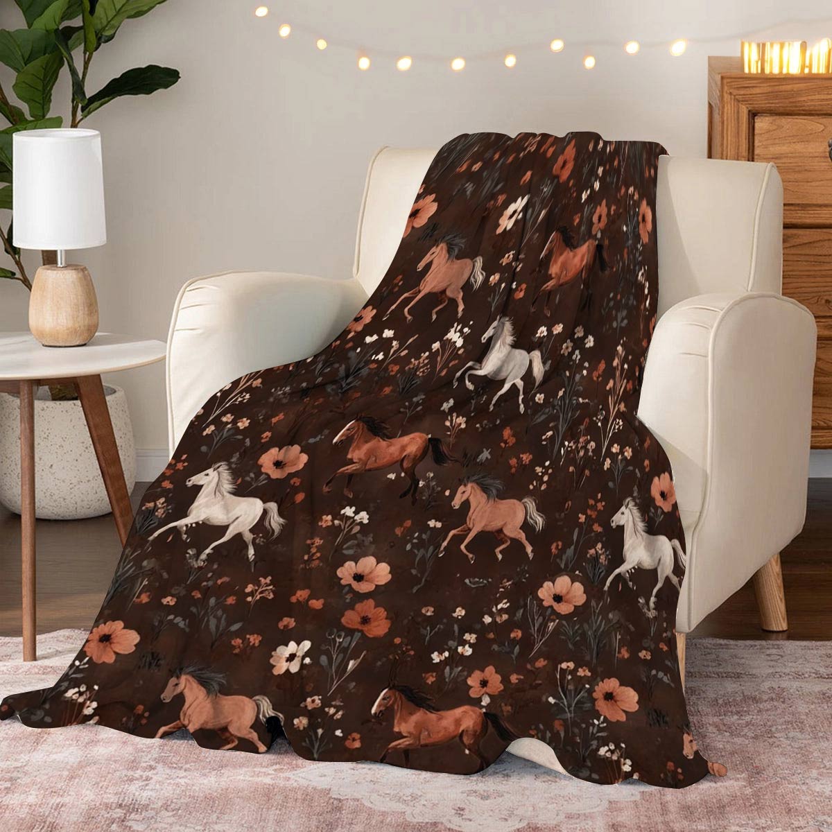 Lorva Fleece Blanket Wild Elegance Horse