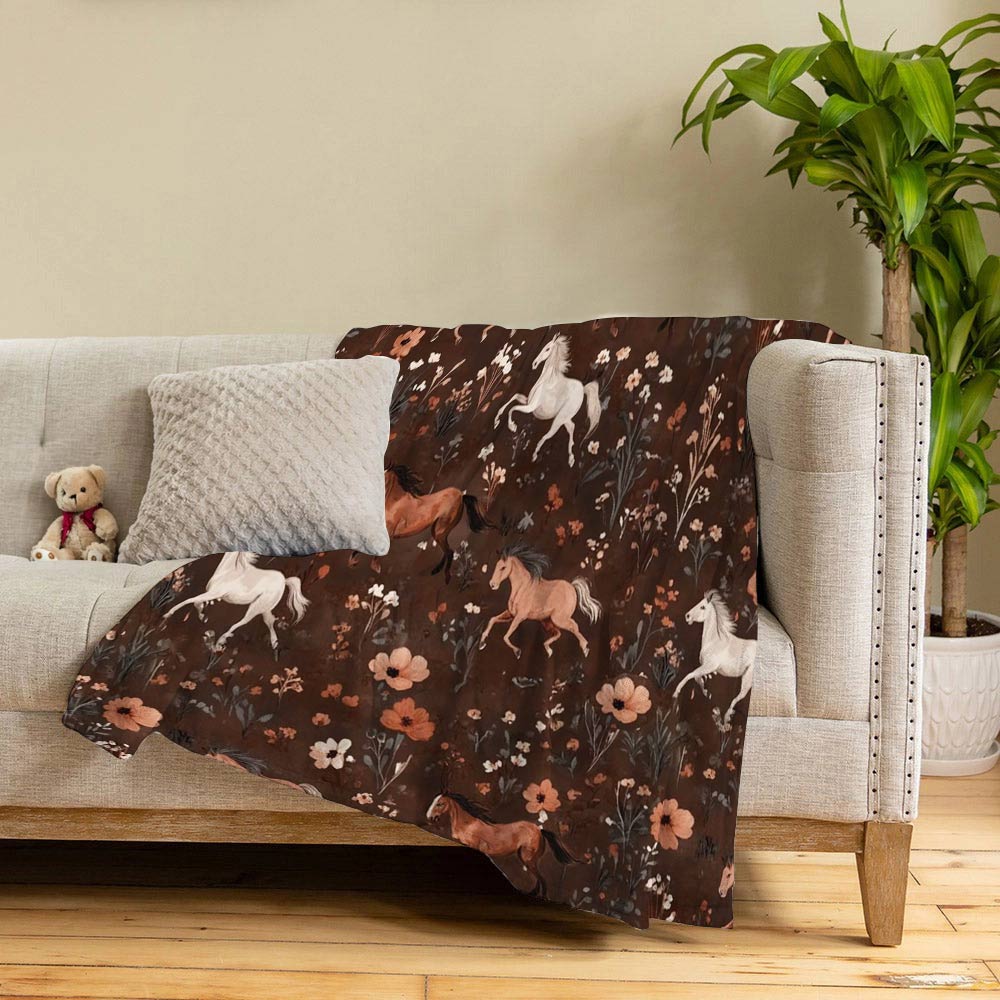 Lorva Fleece Blanket Wild Elegance Horse