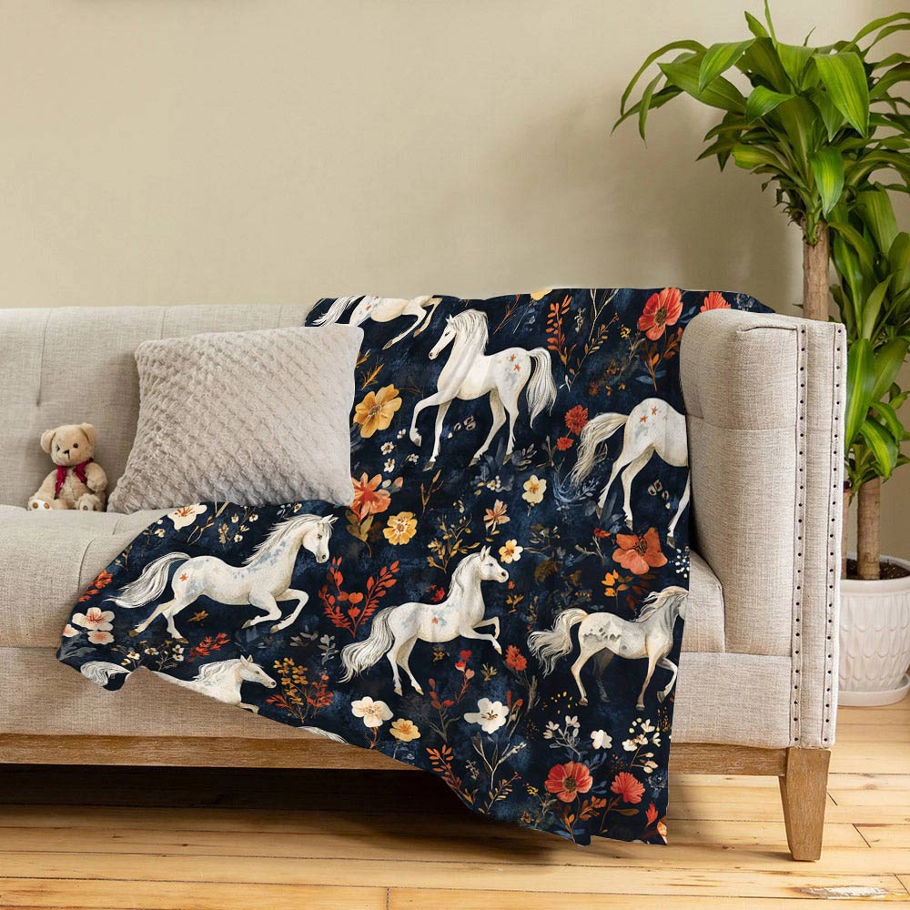 Lorva Fleece Blanket Just Like My Horse