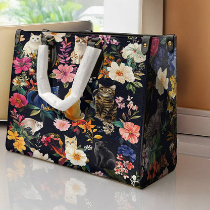 Lorva Leather Bag Moonlit Garden Whiskers