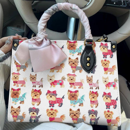 Lorva Leather Bag Sweet Yorkie