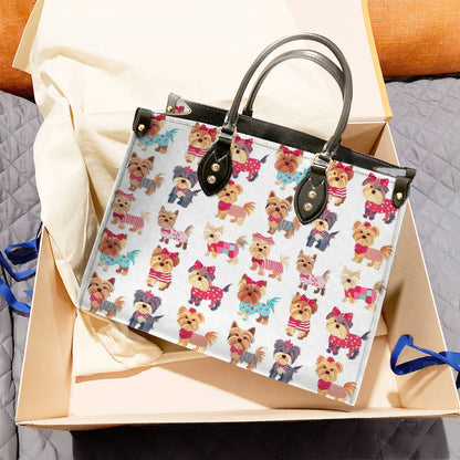 Lorva Leather Bag Sweet Yorkie