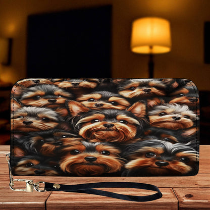 Lorva Leather Wallet Yorkie Love