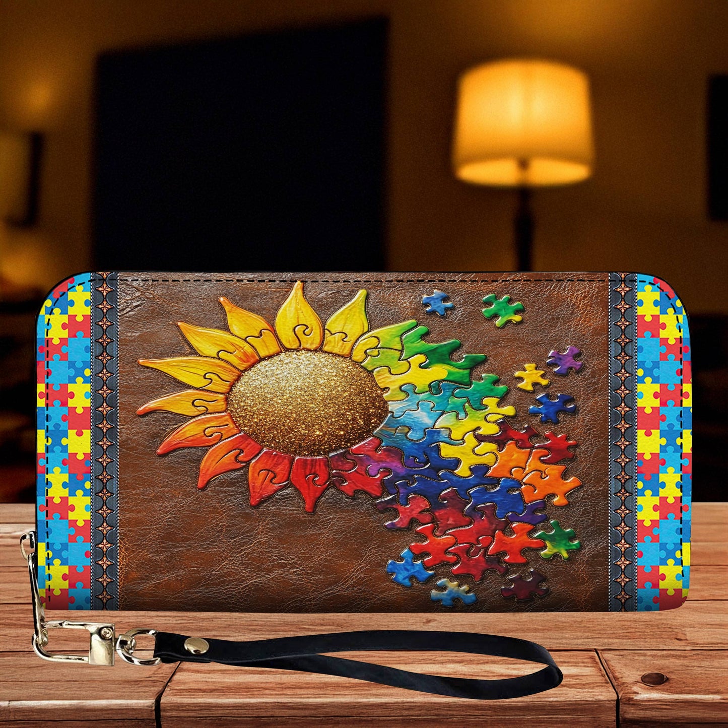 Lorva Leather Wallet You Are My Sunshine
