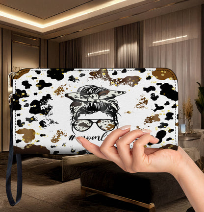 Lorva Leather Wallet Cowmom