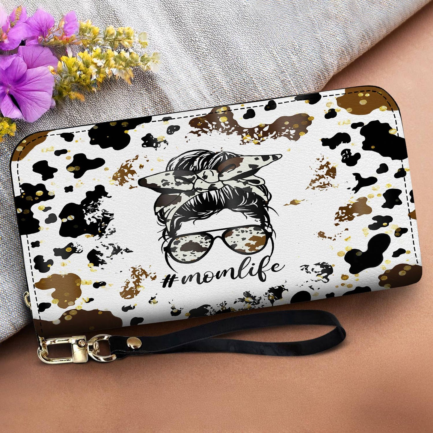 Lorva Leather Wallet Cowmom